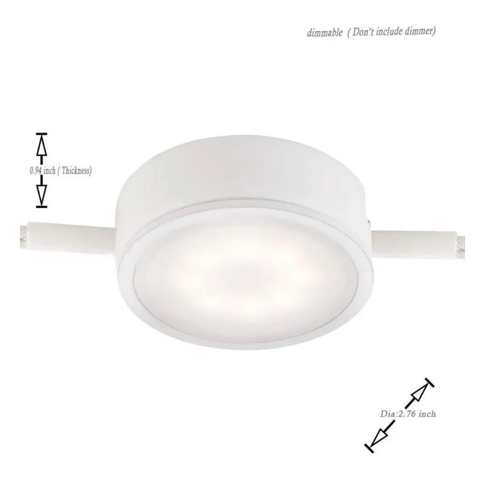 LED Under Cabinet Lighting - Kitchen Closet Lights - Shelf Lighting - Pack of 3